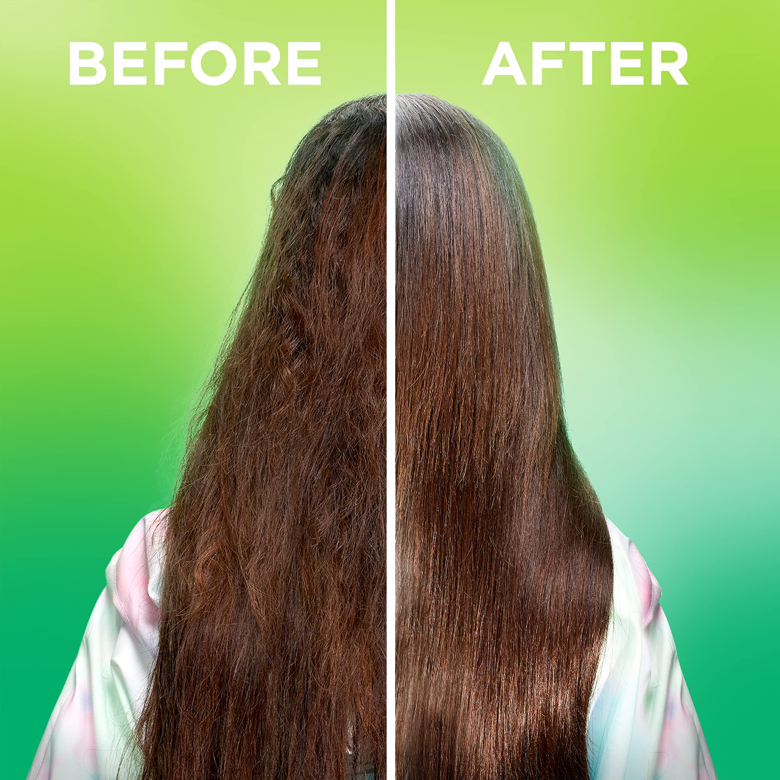 Garnier Fructis finished hair after blow-dry with renewed shine
