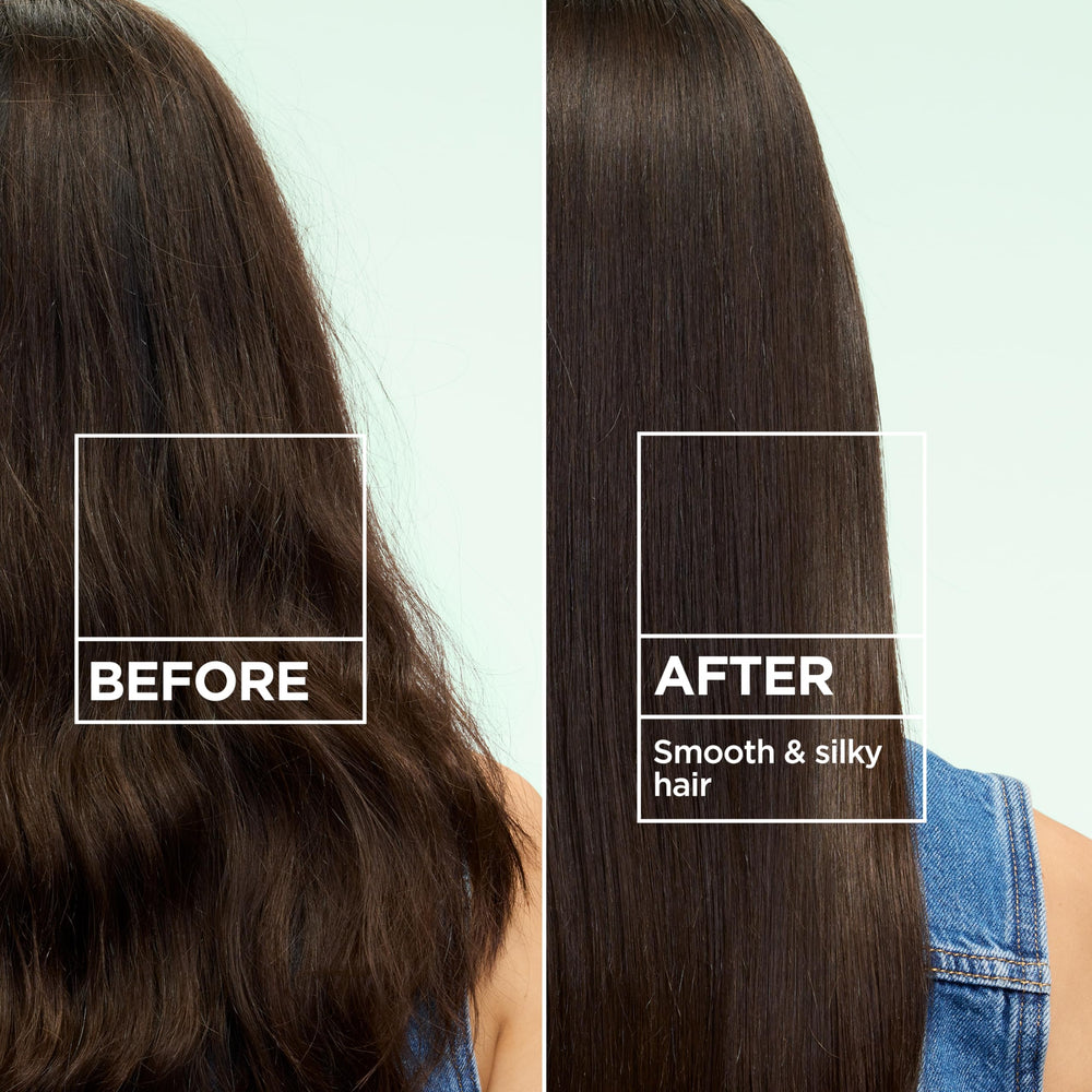 Garnier Fructis with argan oil visual emphasizing smoothing and shine