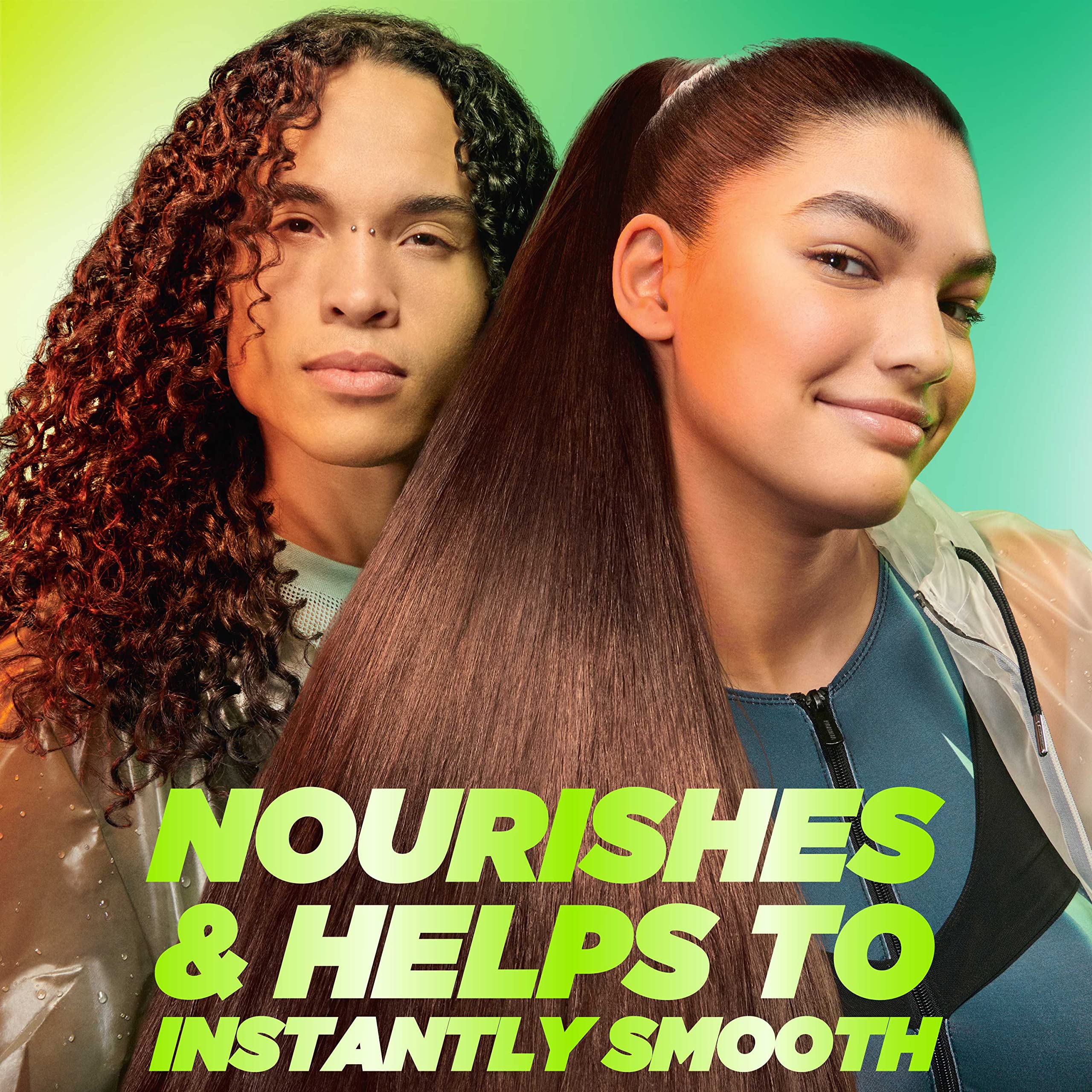 Garnier Fructis ingredient argan oil visual showing nourishing source