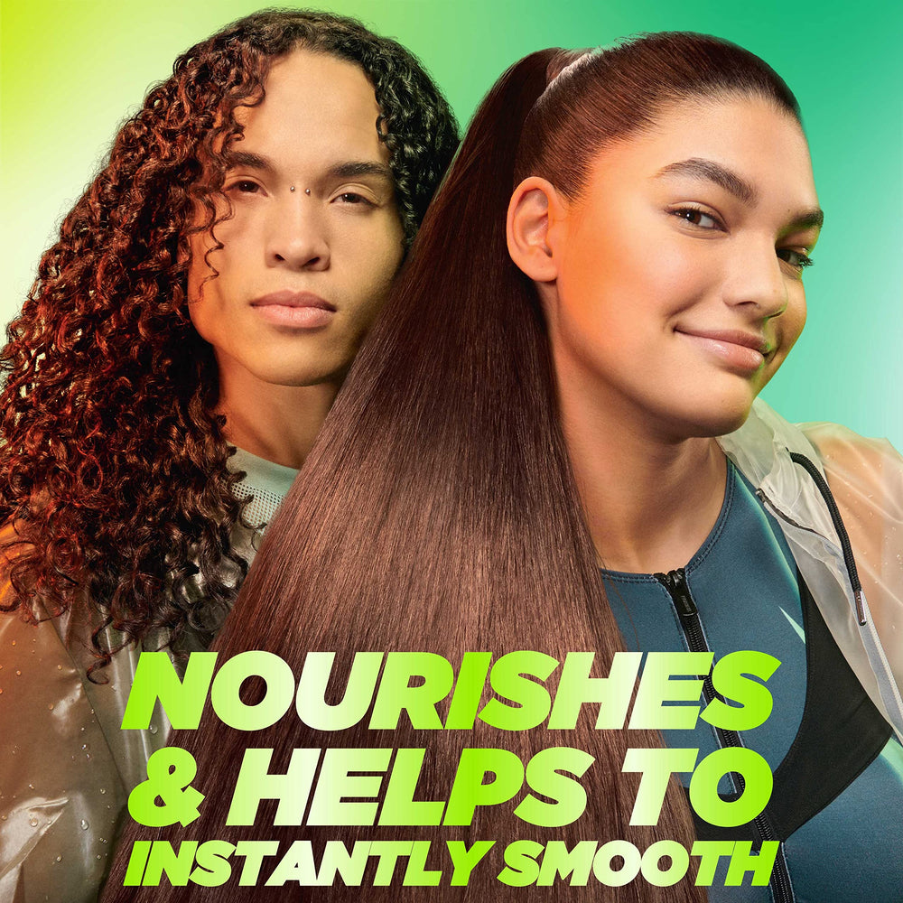 Garnier Fructis ingredient argan oil visual showing nourishing source