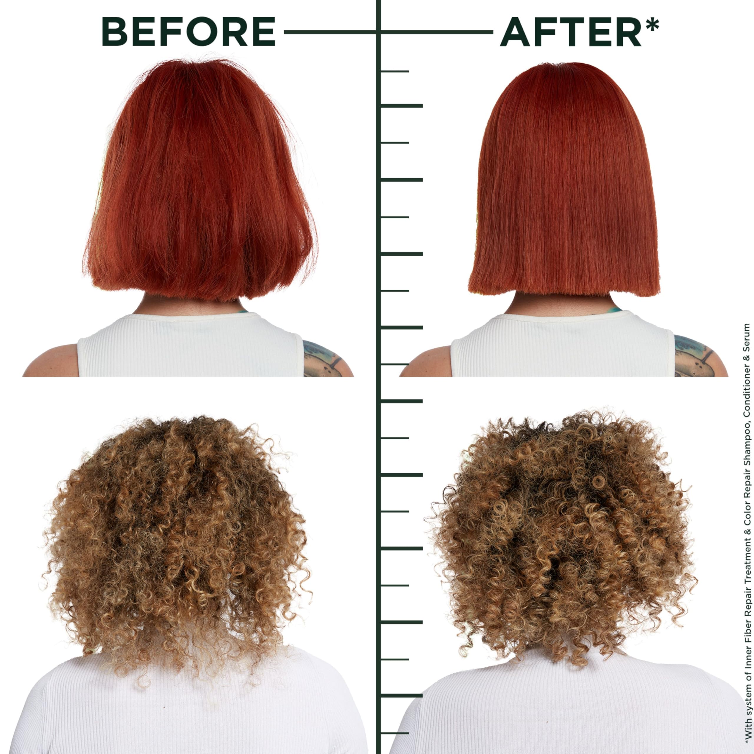 Garnier Fructis back label with ingredients and usage directions
