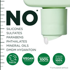 Garnier Fructis before and after hair showing smoother visible texture
