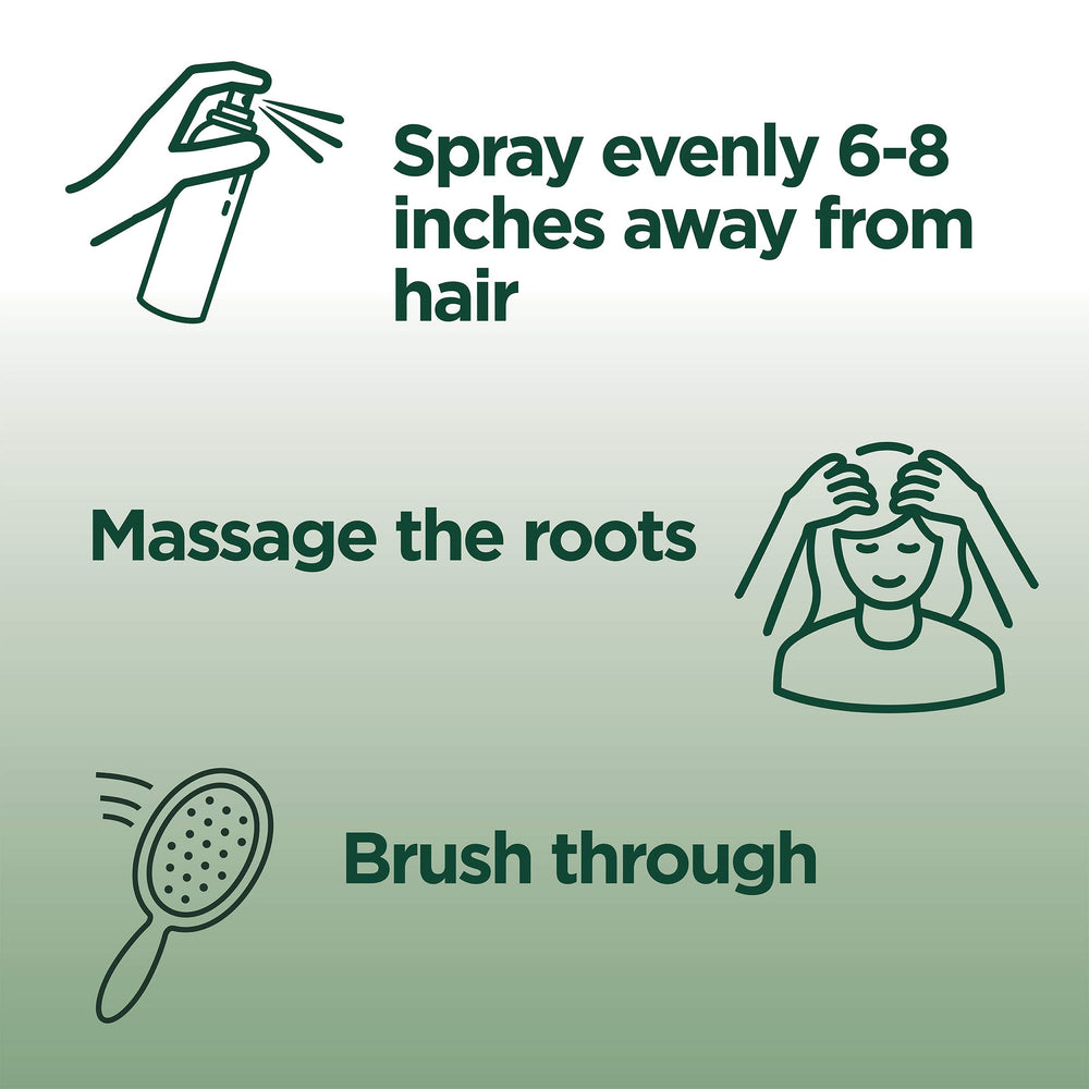 Garnier Fructis before and after hair showing increased volume benefit