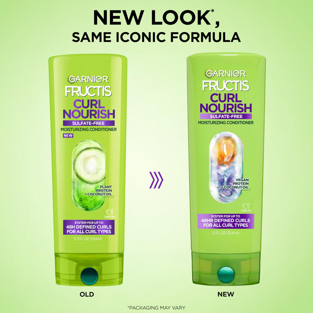 Garnier Fructis back label close-up showing ingredients and directions