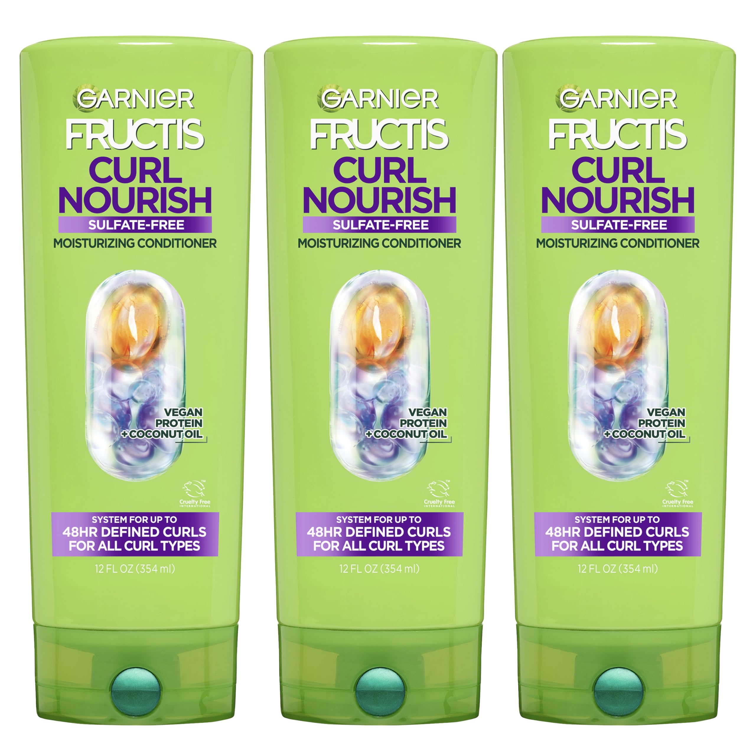 Garnier Fructis conditioner front packaging showing product benefits