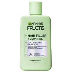 Garnier Fructis front bottle showing product name and benefit