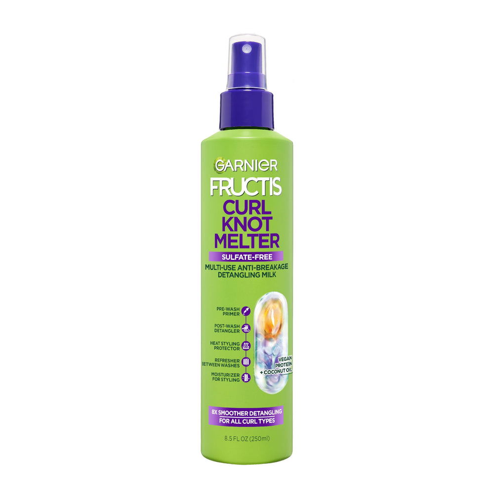 Garnier Fructis front packaging showing bottle and label benefits