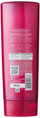 Garnier Fructis conditioner applied in hair demonstrating lightweight volumizing effect and softer texture