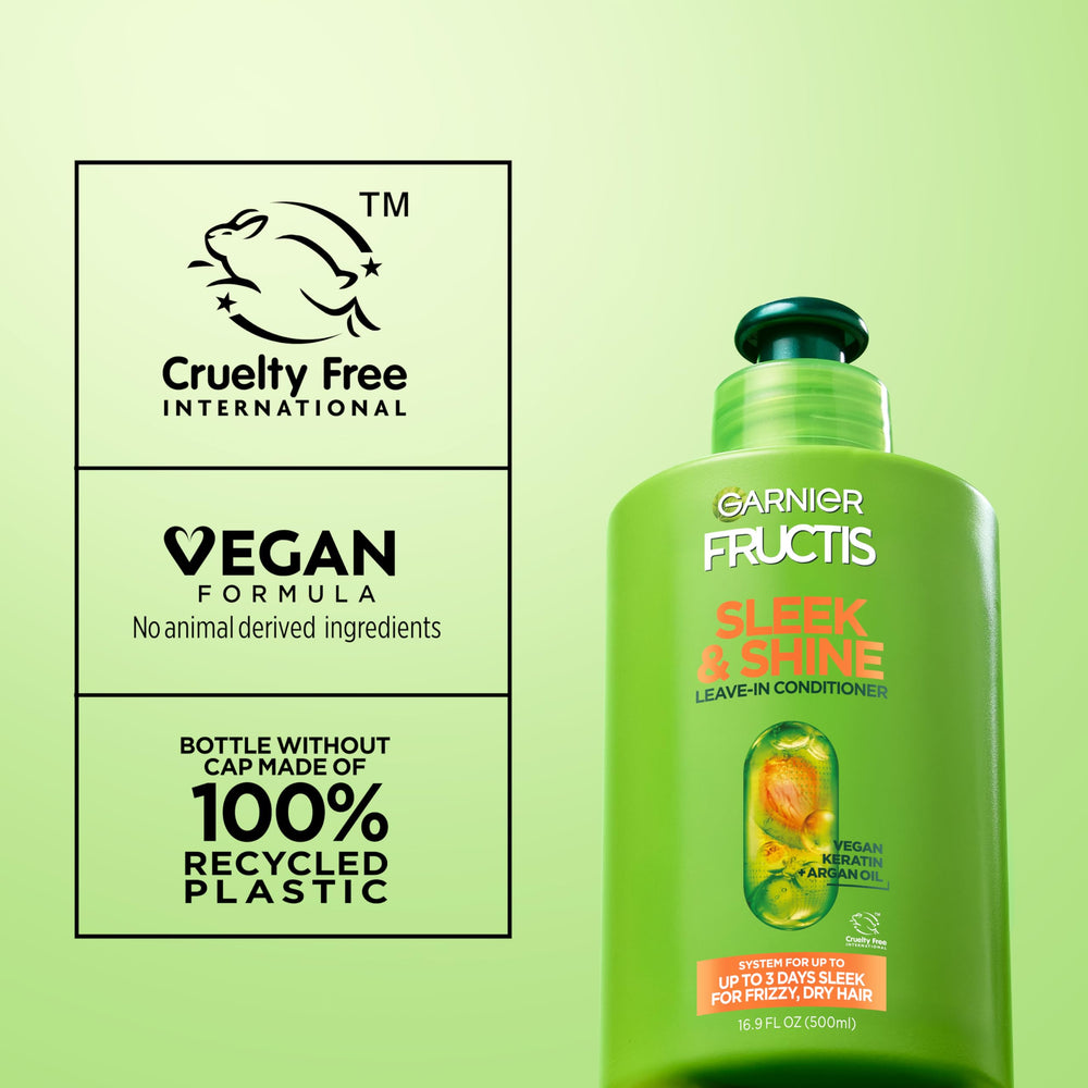 Garnier Fructis staged in bathroom routine for easy daily use benefit