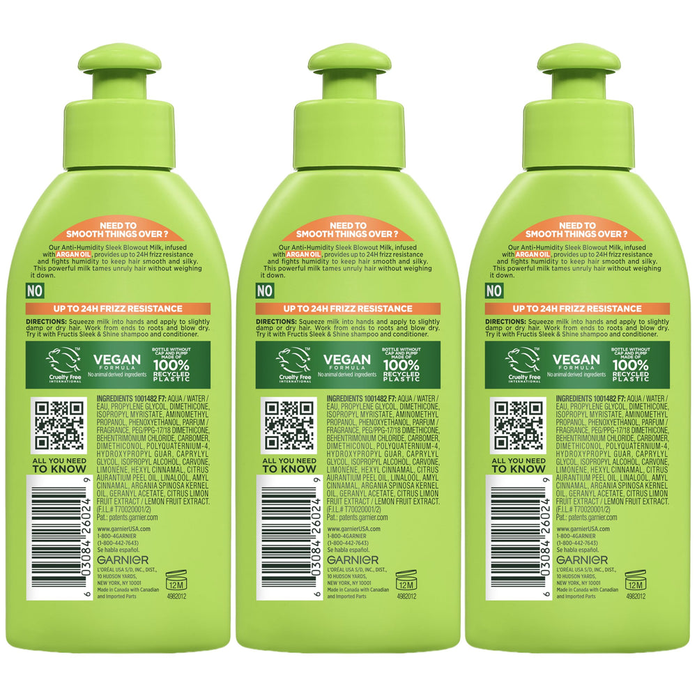 Garnier Fructis in lifestyle shot after blowout showing polished finish