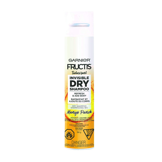 Garnier Fructis front packaging showing product and benefit of quick refresh