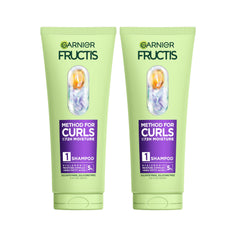 Garnier Fructis front bottle showing label and hydration benefits