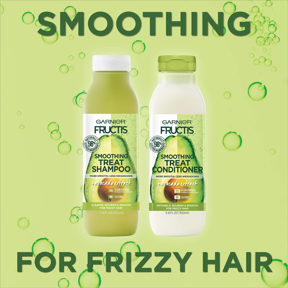 Garnier Fructis creamy conditioner texture dispensed for touchable slip