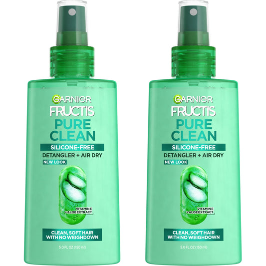 Garnier Fructis front bottle view showing label and recyclable packaging benefit