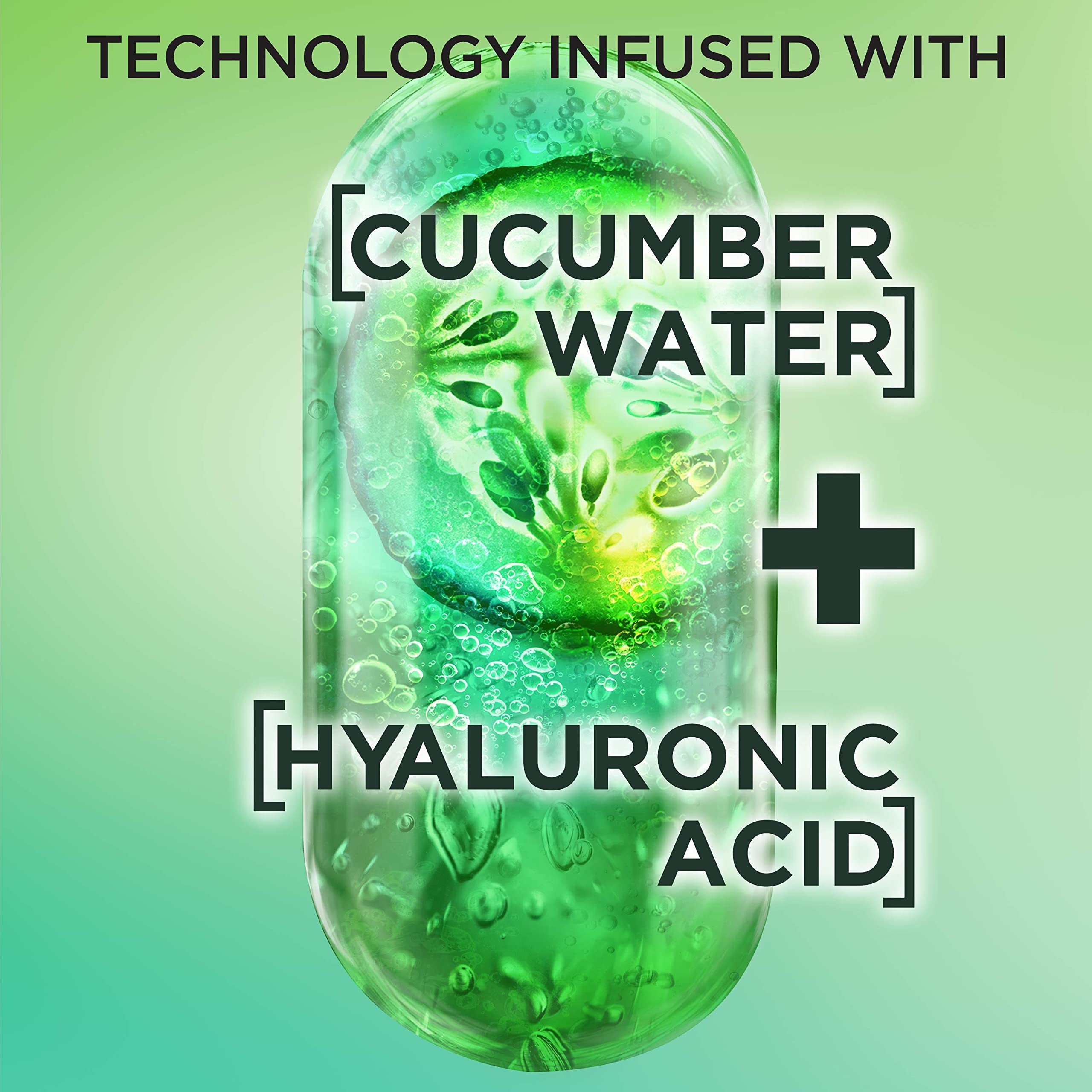 Garnier Fructis lather close-up showing lightweight hydrating foam