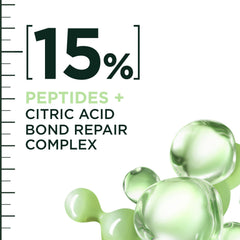 Garnier Fructis being rinsed out to reveal smoother, manageable hair
