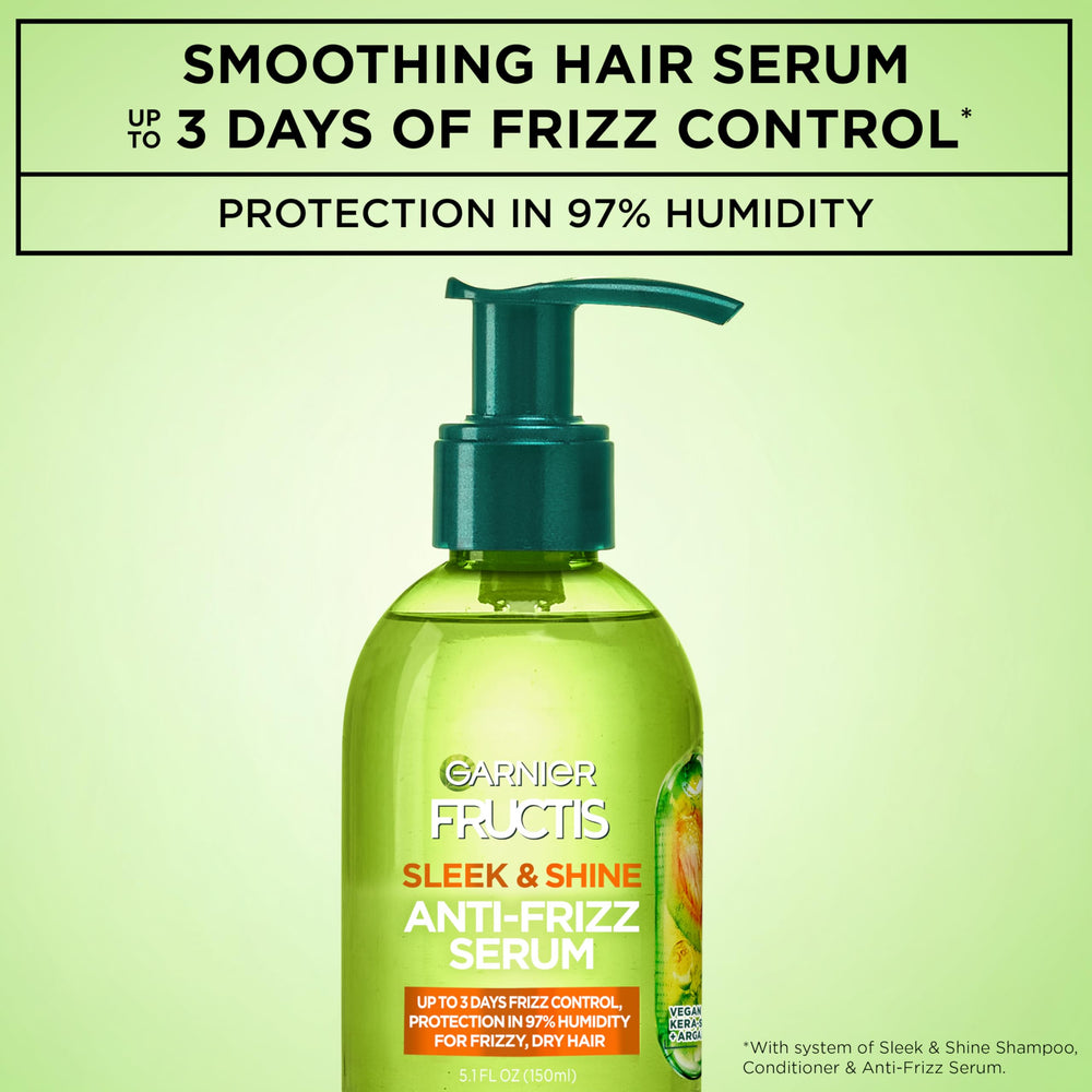Garnier Fructis pump detail demonstrating easy dispensing and convenience