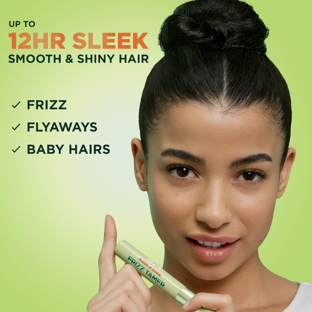 Garnier Fructis serum texture drop highlighting smooth, non-greasy shine