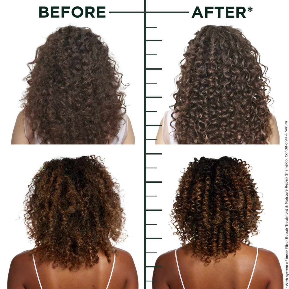 Garnier Fructis label close-up highlighting ingredients and sulfate-free benefit