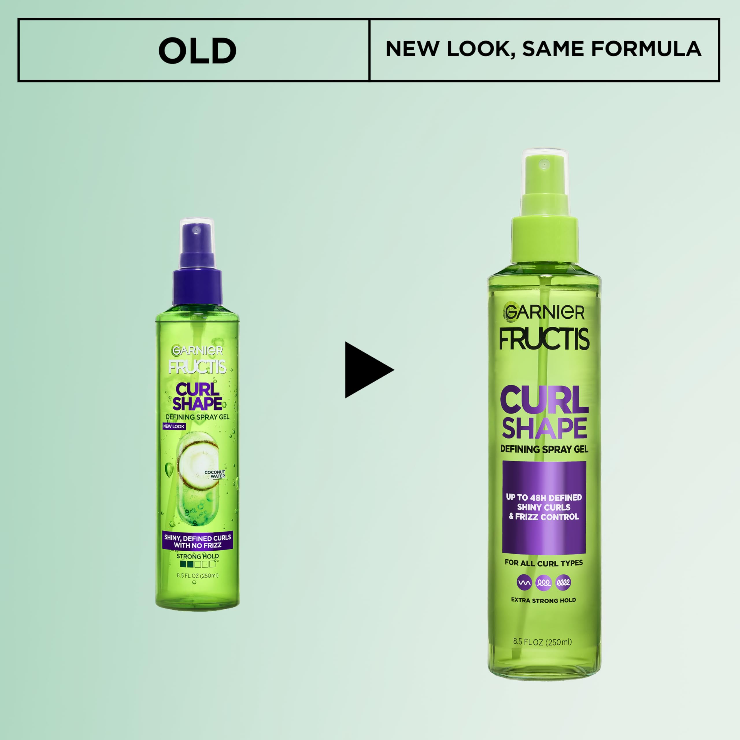 garnier spray action closeup misting even coverage for effortless application