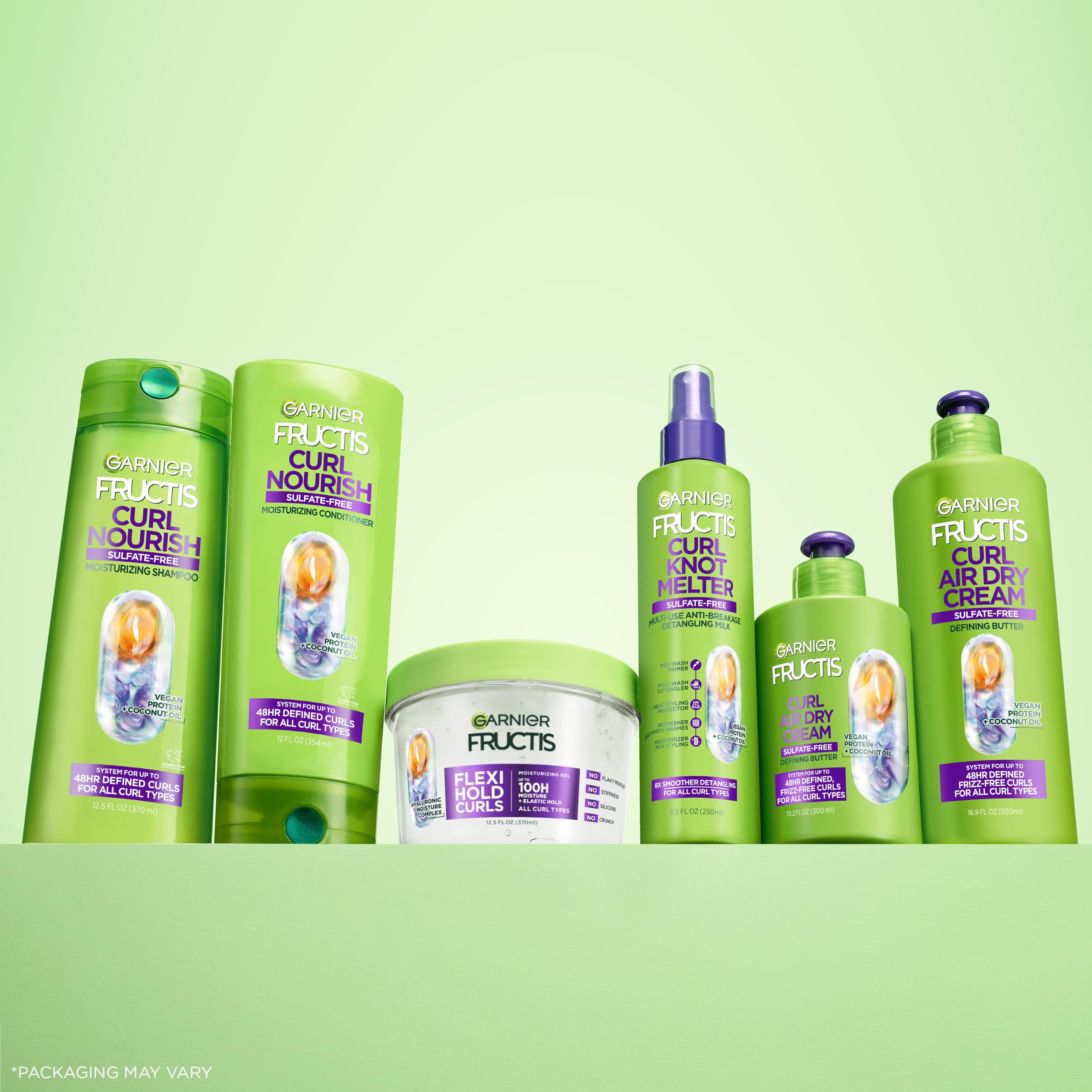 Garnier Fructis two-pack group shot highlighting packaging and value
