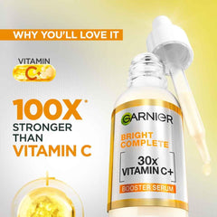 Garnier texture drop of serum on fingertip showing lightweight non-greasy consistency