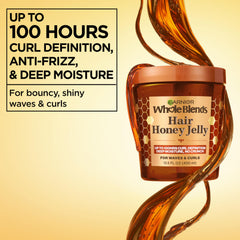 Garnier acacia honey ingredient close-up signaling natural hydration