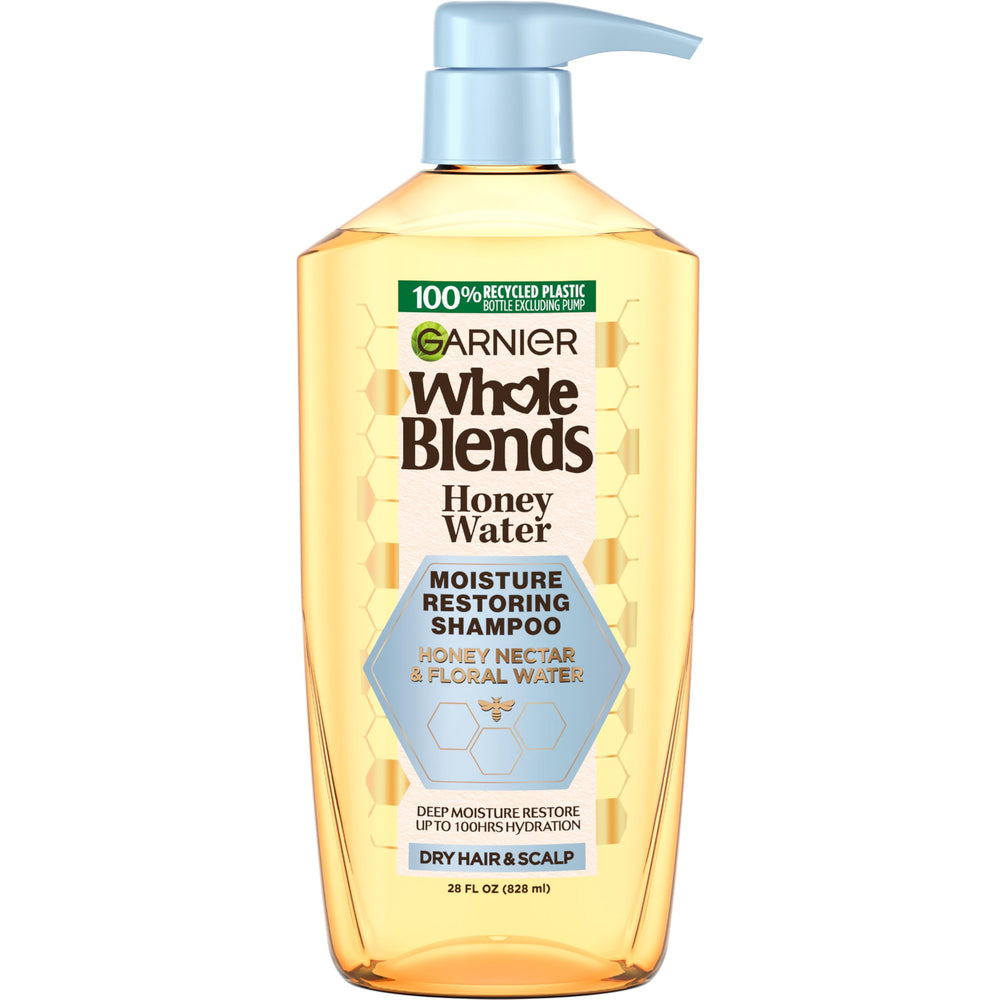Garnier front bottle view showing packaging and moisturizing promise