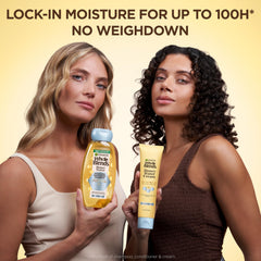 Garnier shampoo lather in shower depicting gentle cleansing action