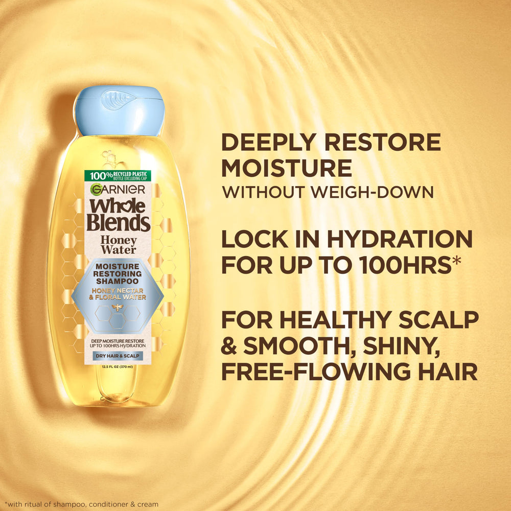 Garnier bottle pump close-up highlighting easy dispensing benefit