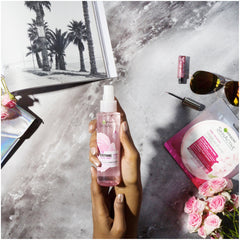 Garnier rose bloom ingredient image highlighting soothing botanical benefit