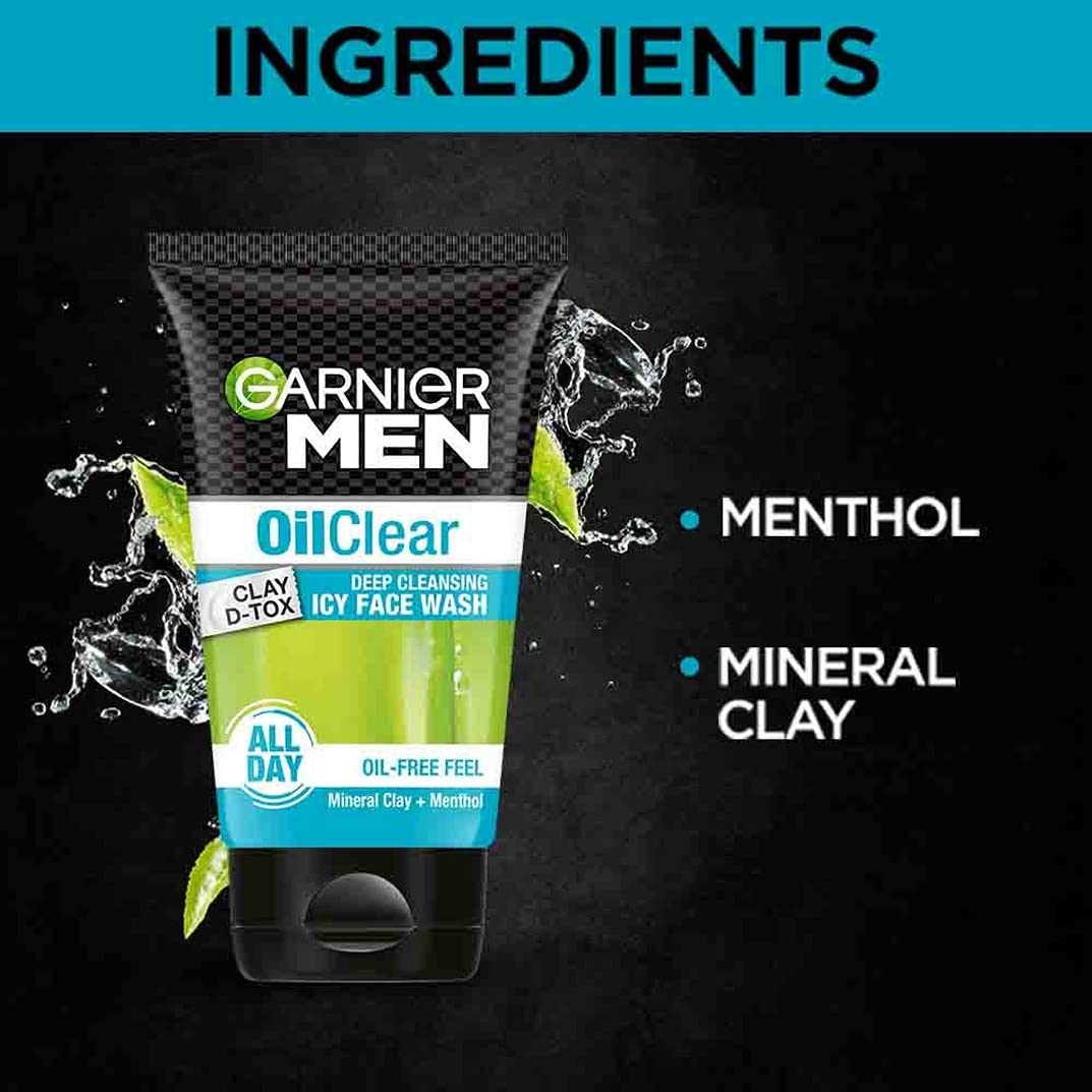 Garnier close-up of mud-like texture showing oil-absorbing clay