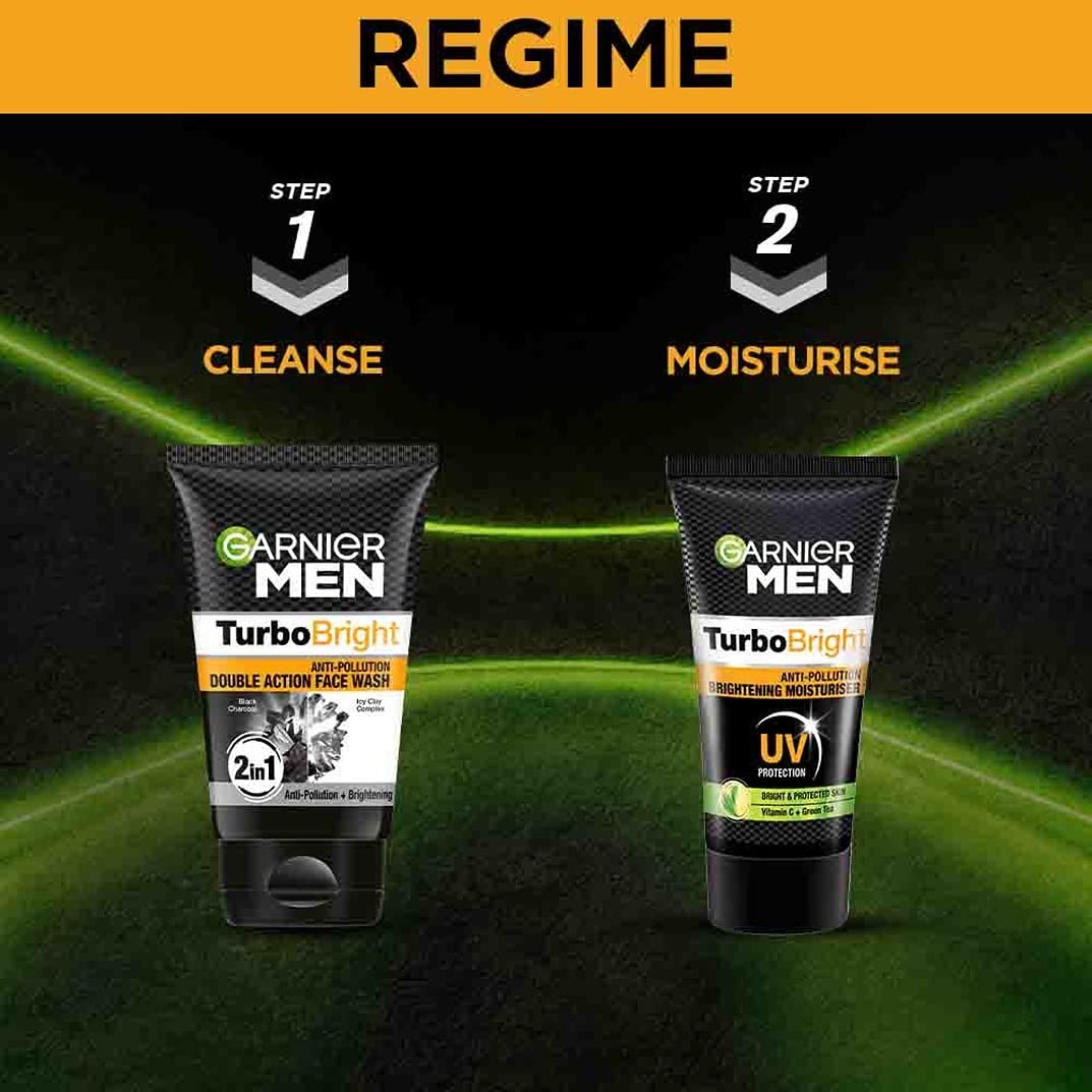 Garnier jar inside gym bag showing on-the-go protection benefit