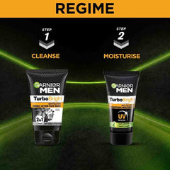 Garnier jar inside gym bag showing on-the-go protection benefit