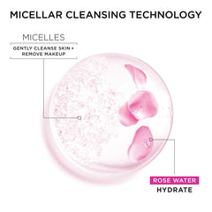 Garnier micellar texture on cotton pad soaked and ready — removes makeup with ease