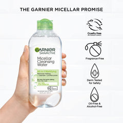 Garnier product label close-up showing vegan and cruelty-free claims