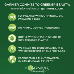 Garnier Pinea-C cruelty-free vegan badge image communicating ethical and clean formula benefits
