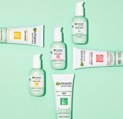 Garnier Pinea-C paired with serum cream to show coordinated brightening skincare routine benefit