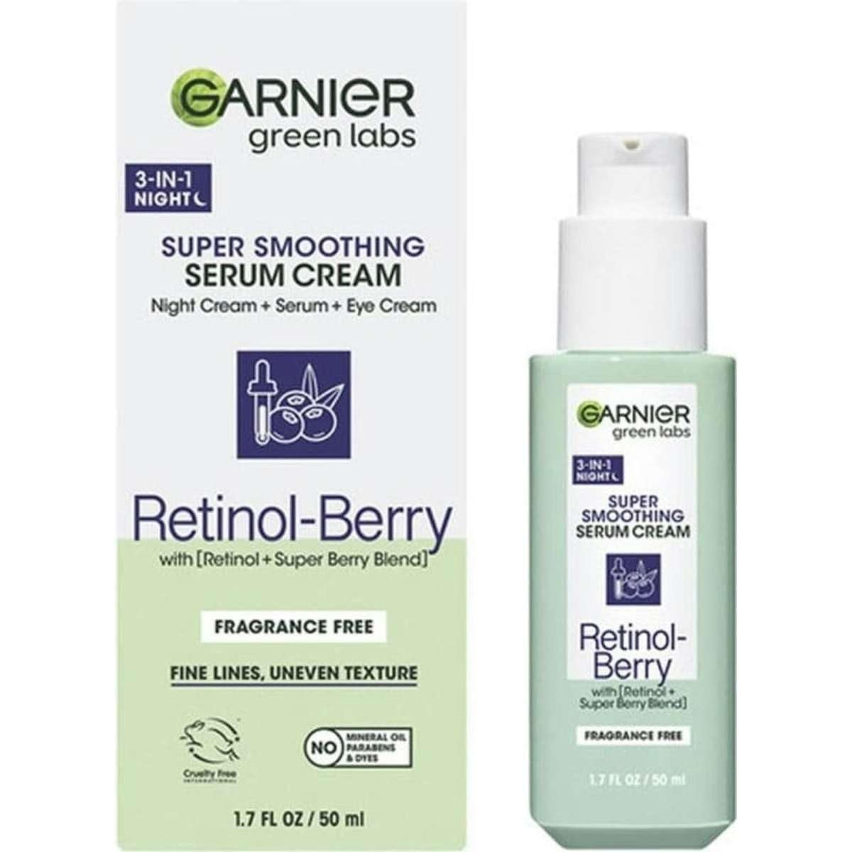 Garnier front packaging showing product benefits and size for easy identification