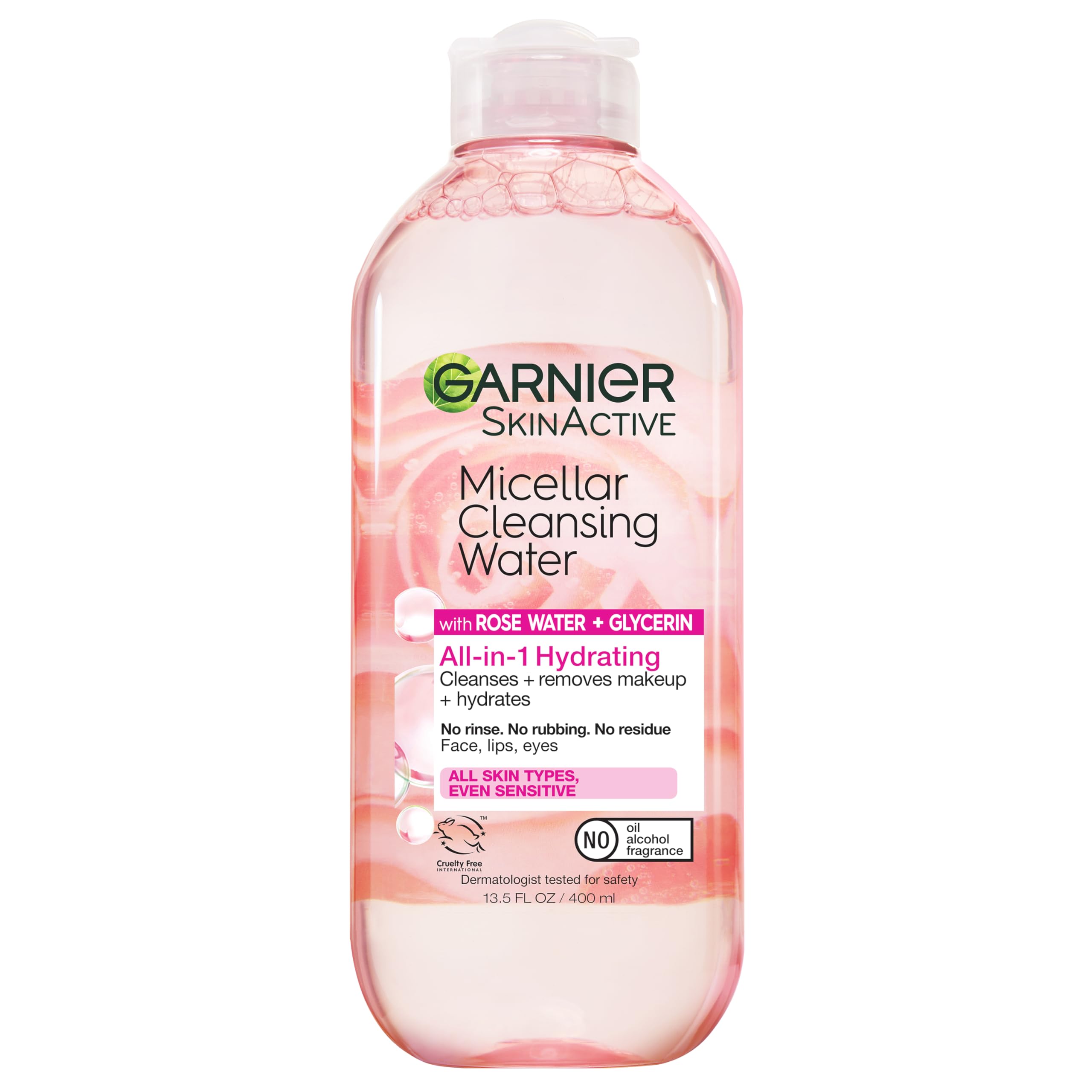 Garnier front bottle showing label and 400ml size for quick identification