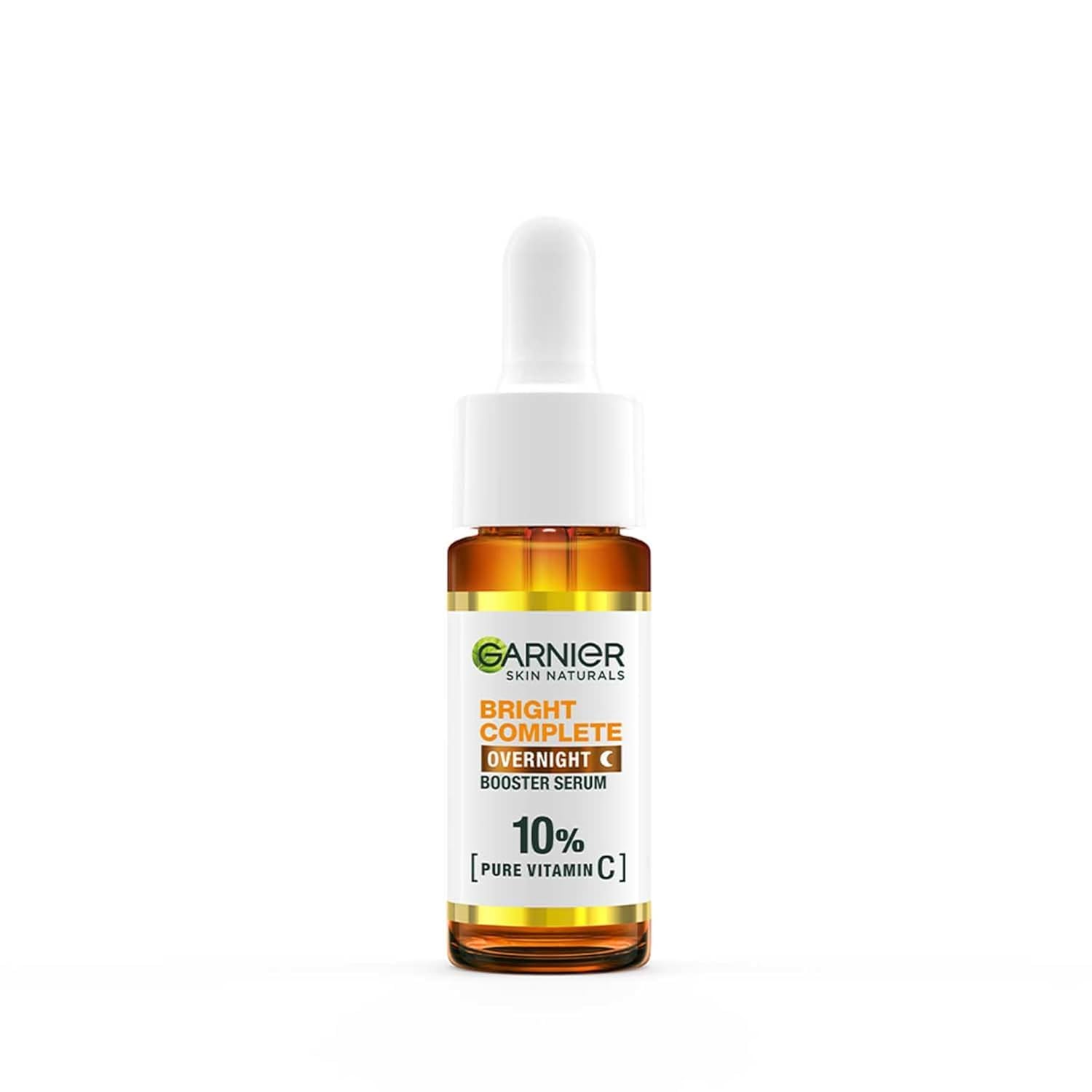 Garnier serum dropper releasing clear texture demonstrating lightweight fast-absorbing hydration