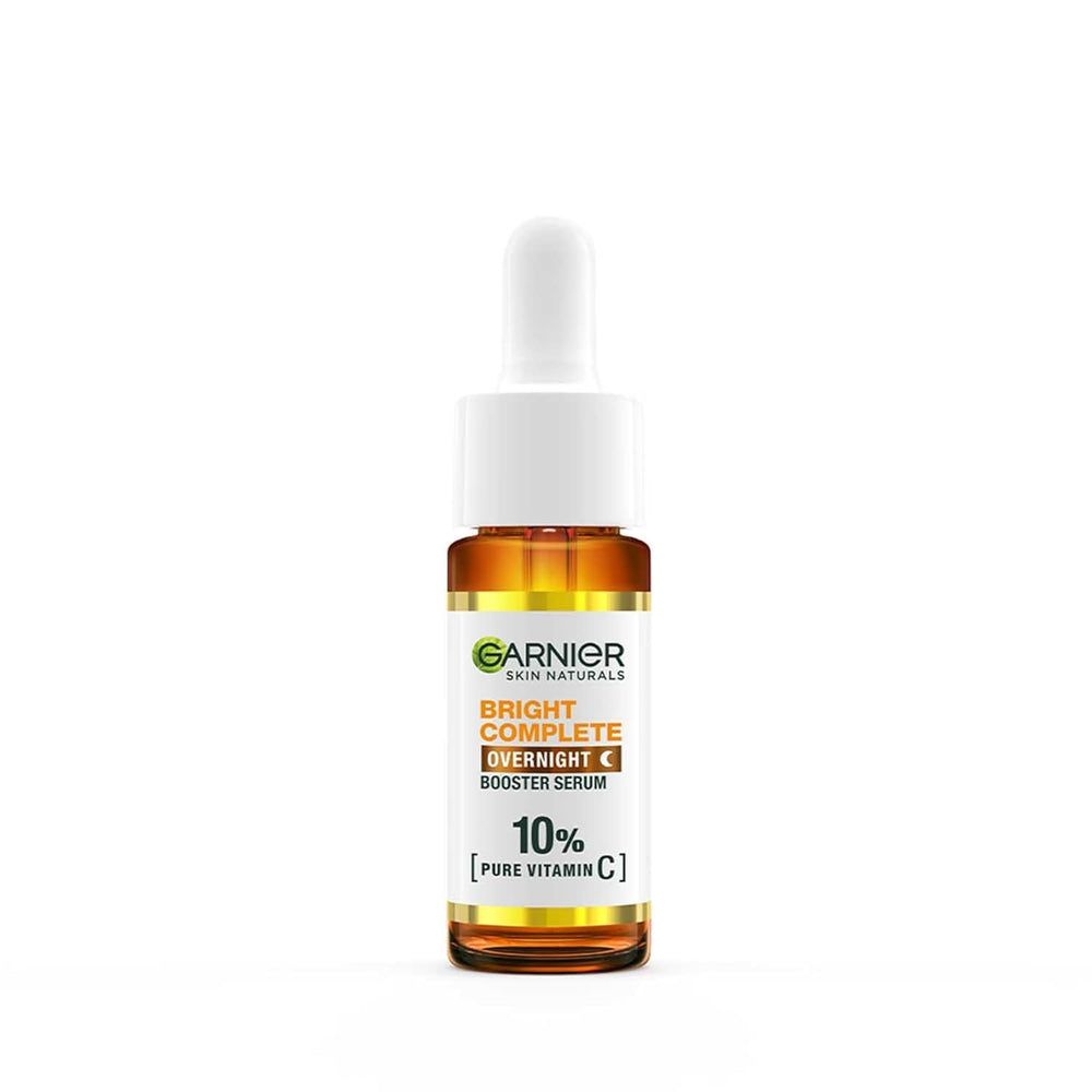 Garnier serum dropper releasing clear texture demonstrating lightweight fast-absorbing hydration