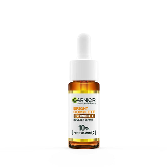 Garnier serum dropper releasing clear texture demonstrating lightweight fast-absorbing hydration