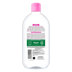Garnier droplet texture on skin indicating lightweight, non-greasy finish