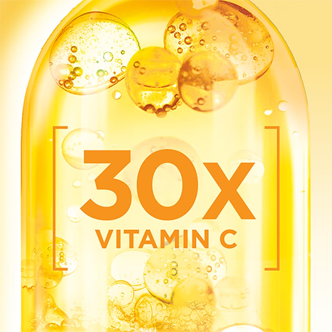 Garnier serum texture close-up showing lightweight finish and quick absorption