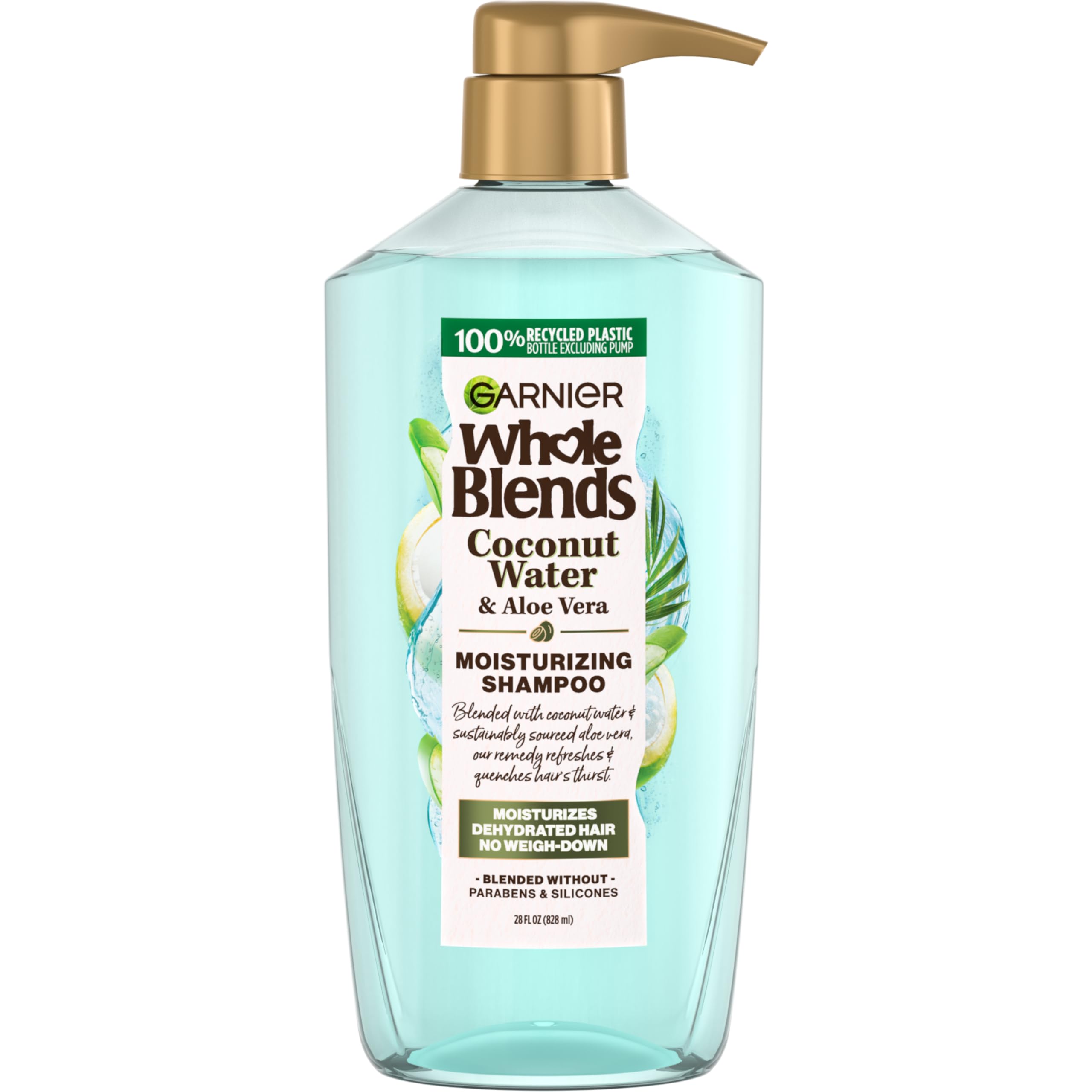 Garnier front bottle showing label and 28 fl oz size for easy identification and value