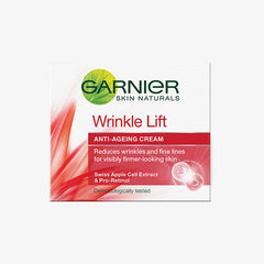 Garnier front jar view showing compact 40g packaging and easy storage benefit