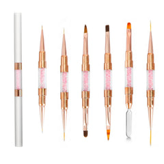 GASRONS front packaging and six-piece brush set showing compact design benefits
