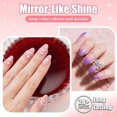 GAWRJ DIY home manicure setup showing convenience and lamp compatibility