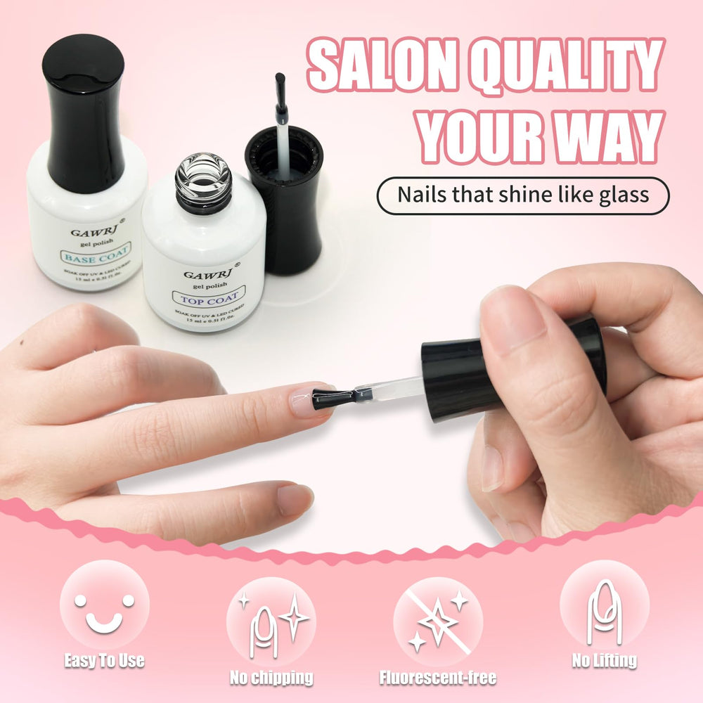 GAWRJ in salon application demonstrates quick curing and glossy finish